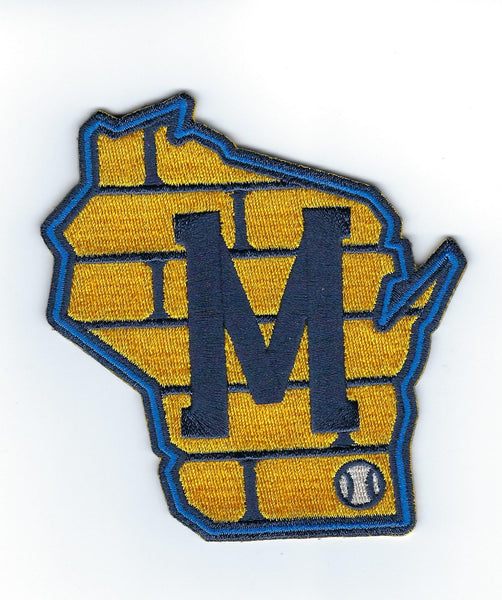 Milwaukee Brewers Road Sleeve Patch (State)