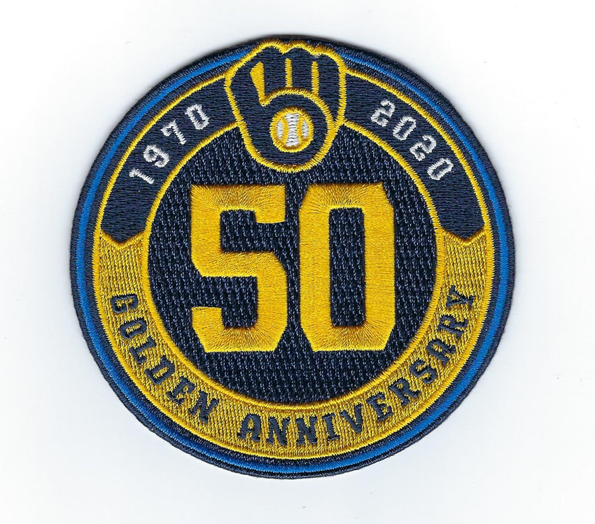Milwaukee Brewers Golden Anniversary Patch