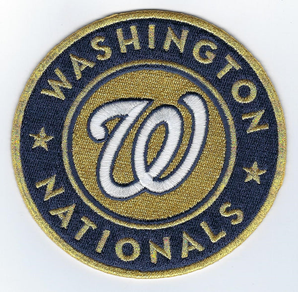 Washington Nationals Gold Sleeve Patch