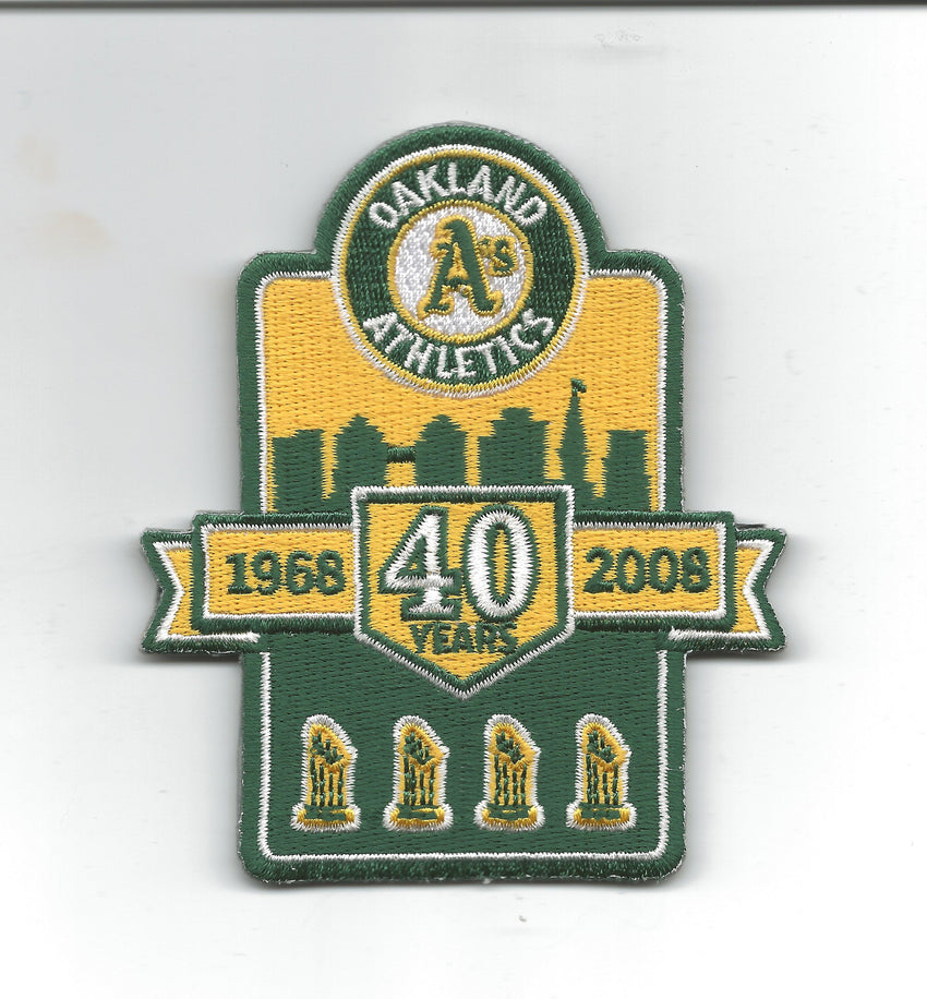 Oakland A's 40 Years 1968 - 2008 w/Trophies – The Emblem Source