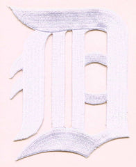 Detroit Tigers Primary White Logo Patch (2006-2015)