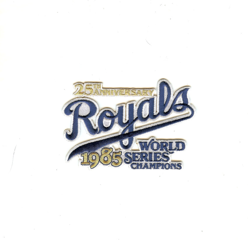 Kansas City Royals 1985 World Series 25th Anniversary Patch