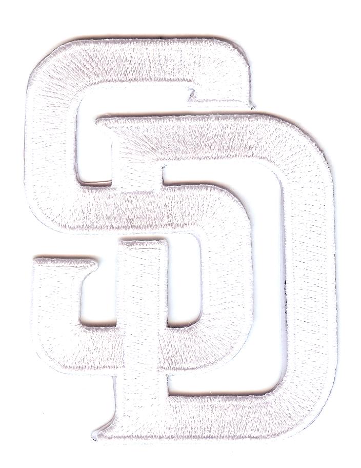 San Diego Padres White SD Home / Road Hat Logo – The Emblem Source