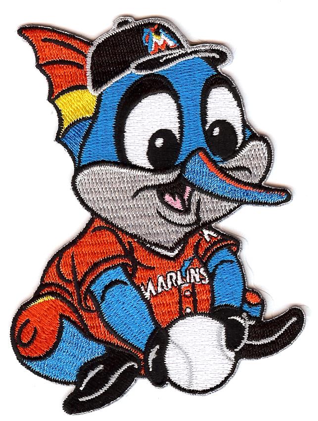 Miami Marlins Baby Mascot Patch
