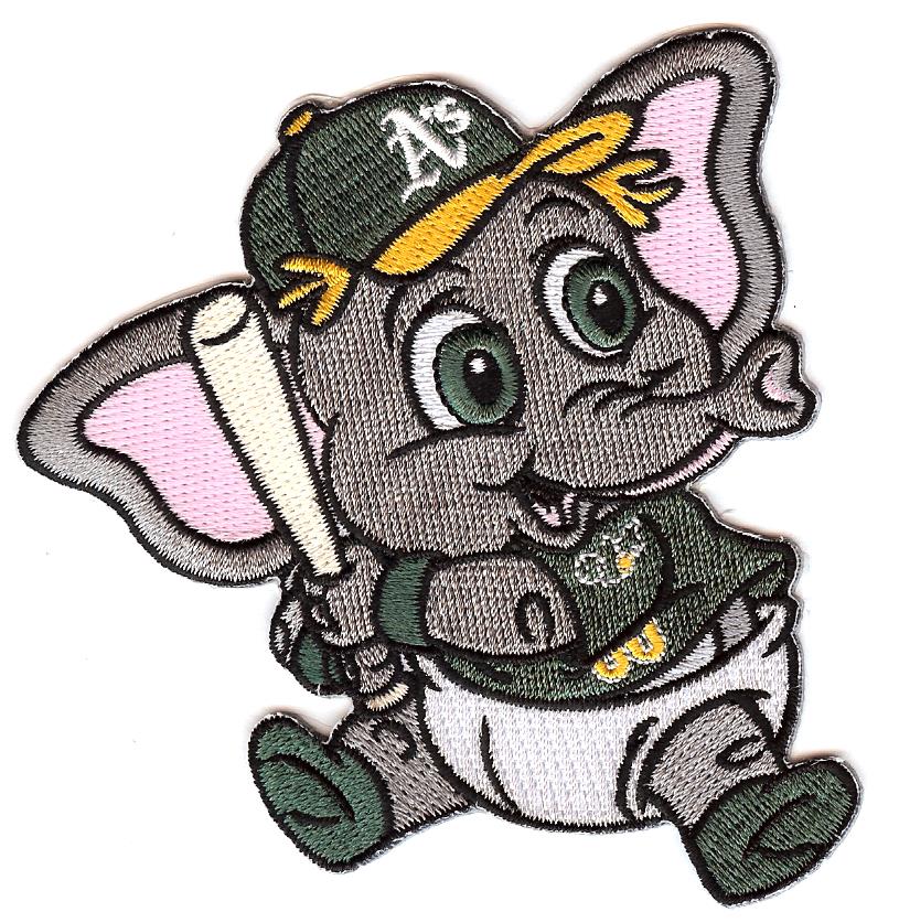 Oakland Athletics Baby Mascot Patch – The Emblem Source