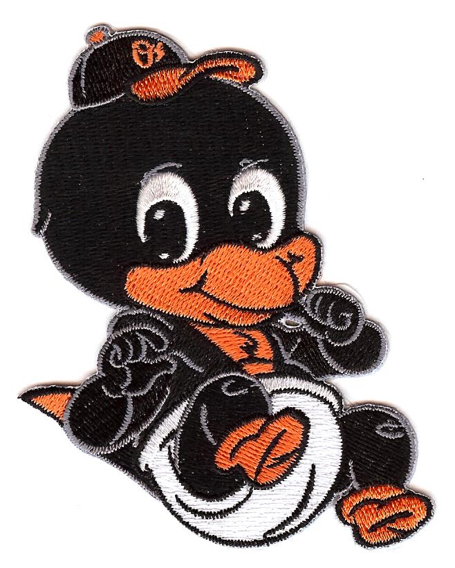 Baltimore Orioles Baby Mascot Patch