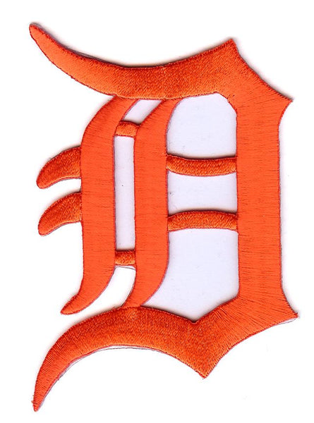 Detroit Tigers Primary Logo Patch (Orange)