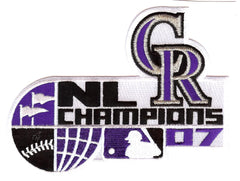 2007 Colorado Rockies National League Champions Patch