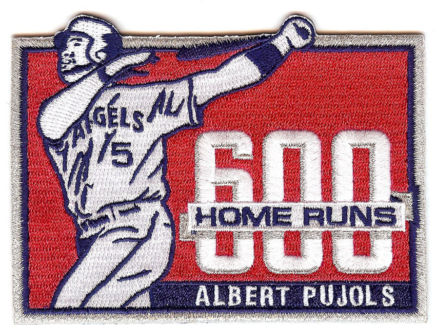 Albert Pujols 600 Home Runs Patch