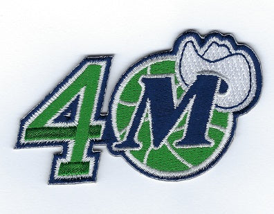 Dallas Mavericks 40th Anniversary Patch