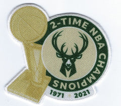 Milwaukee Bucks Trophy Ring Champions 2021 FanPatch