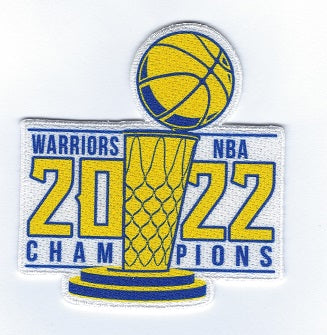 Golden State Warriors NBA Champs 2022 - Bold Trophy Fanpatch