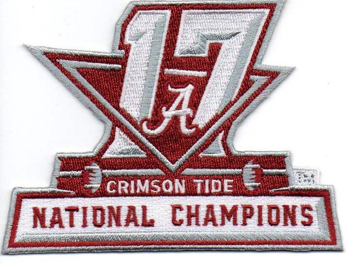 2017 University of Alabama National Champions Patch