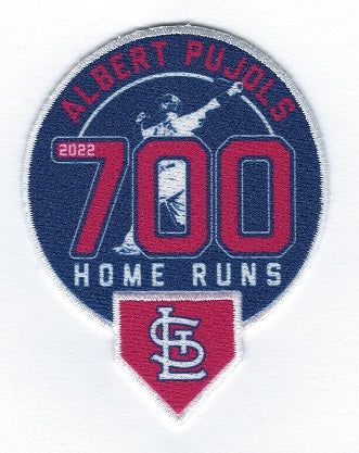 Albert Pujols 700 Home Runs Commemorative Patch – The Emblem Source