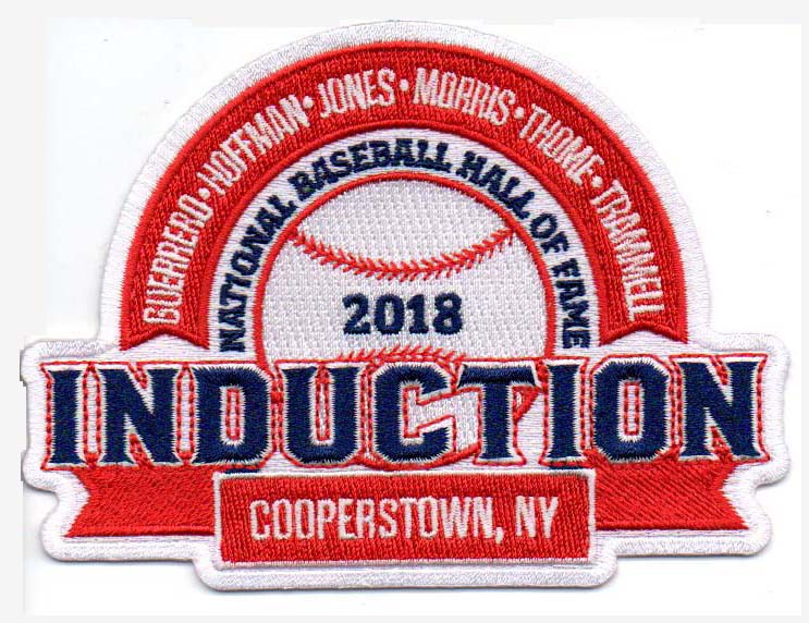 2018 National Baseball Hall of Fame Induction Patch