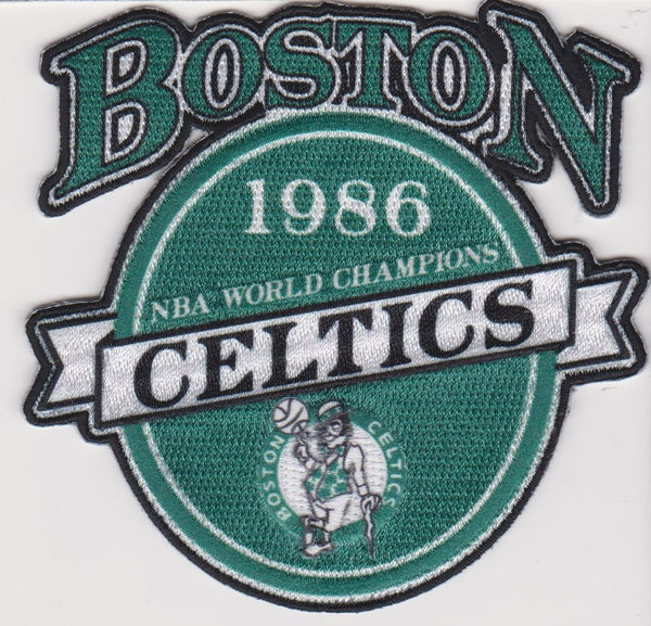 Boston Celtics 1986 World Champions FanPatch