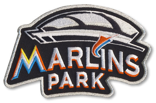 Miami Marlins Park Black Sleeve Patch (2012 Road)
