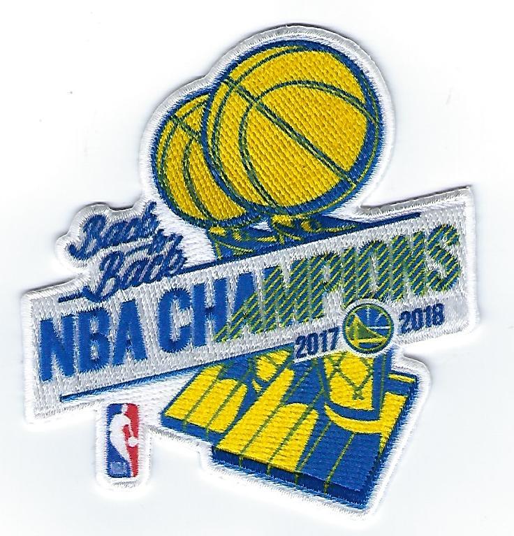 Golden State Warriors Back to Back Champions Patch – The Emblem Source