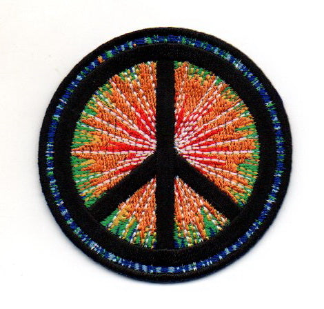 Peace Sign Patch (Tie-Dye)