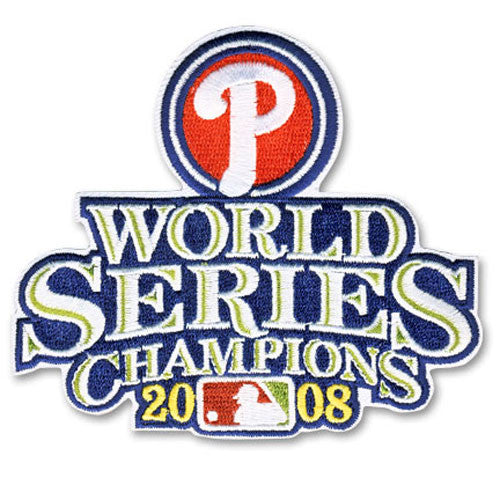 Philadelphia Phillies 2008 World Series Championship Patch
