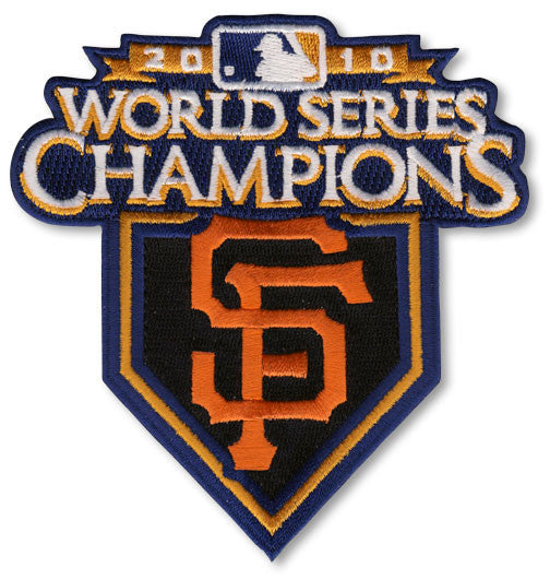 San Francisco Giants 2010 World Series Championship Patch – The Emblem  Source